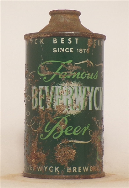 Beverwyck Ale low profile Cone Top #8