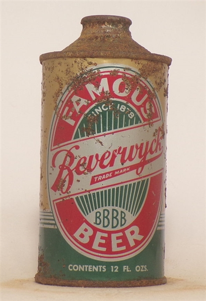 Beverwyck Beer low profile Cone Top #10