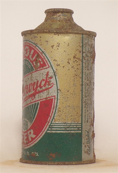 Beverwyck Beer low profile Cone Top #11