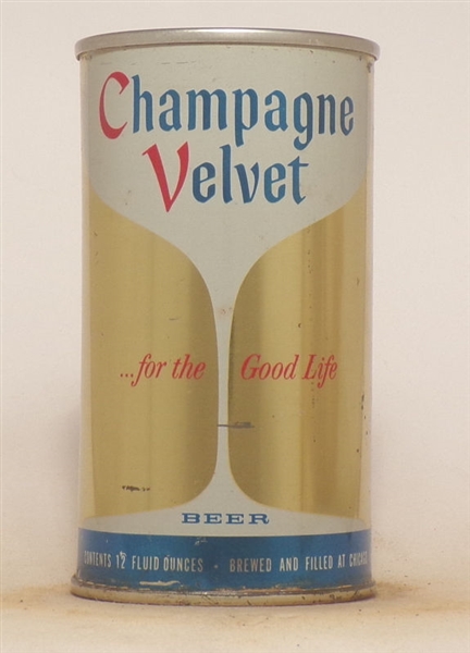 Champagne Velvet Zip