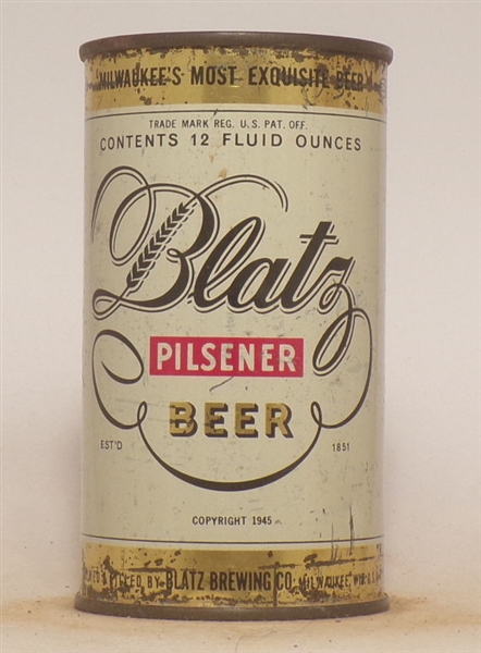 Blatz Flat Top #1