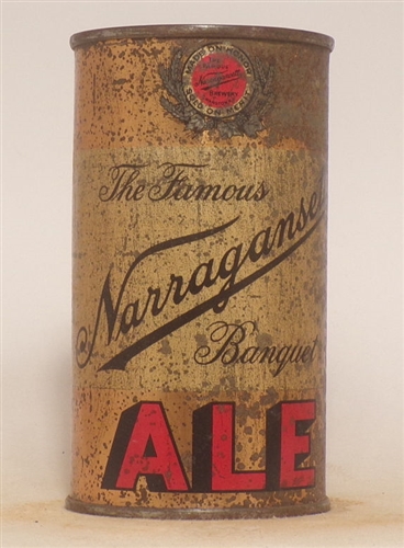 Narragansett Ale Opening Instructional Flat Top