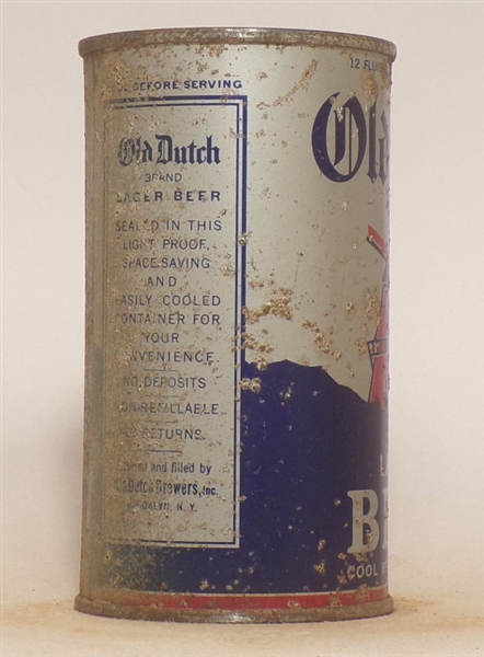 Old Dutch Beer Opening Instructional Flat Top #2