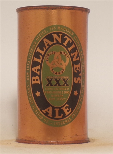 Ballantine Ale Flat Top #10