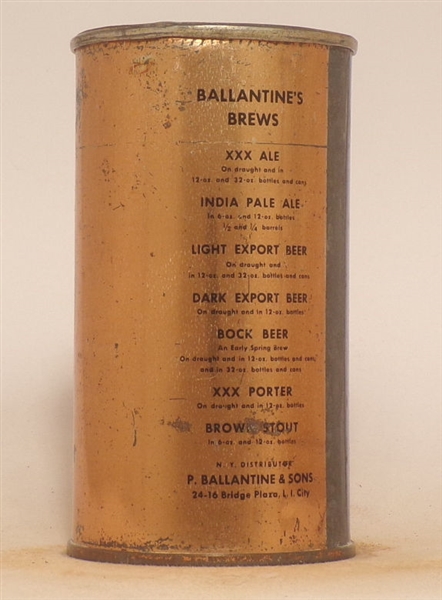 Ballantine Beer Flat Top #5