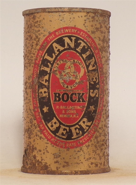 Ballantine Bock Flat Top #22