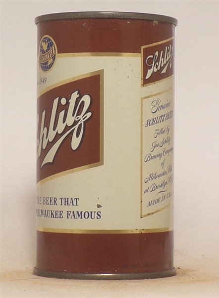 Schlitz Flat Top #1