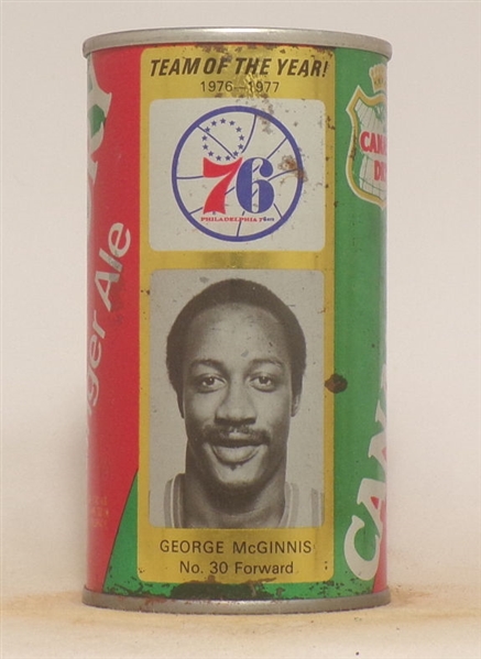 Canada Dry 76ers Soda Tab Top #2