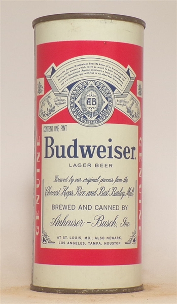 Budweiser 16 Ounce Flat Top