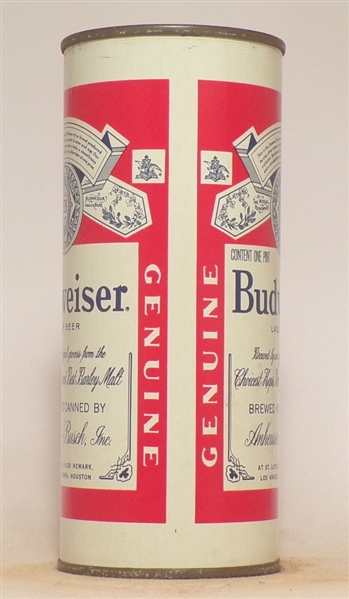 Budweiser 16 Ounce Flat Top