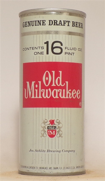 Old Milwaukee 16 Ounce Tab Top