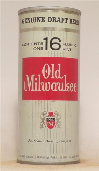 Old Milwaukee 16 Ounce Tab Top