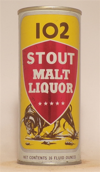 102 Stout Malt Liquor 16 Ounce Tab Top