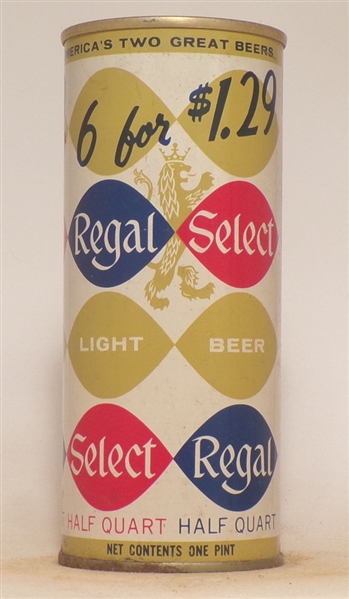 Regal Select 16 Ounce Tab Top