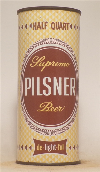 Supreme Pilsner 16 Ounce Flat Top