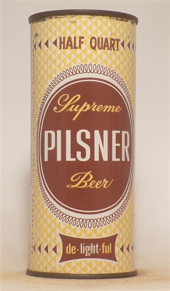 Supreme Pilsner 16 Ounce Flat Top