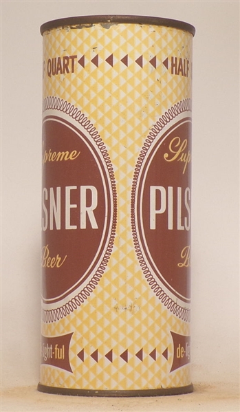 Supreme Pilsner 16 Ounce Flat Top