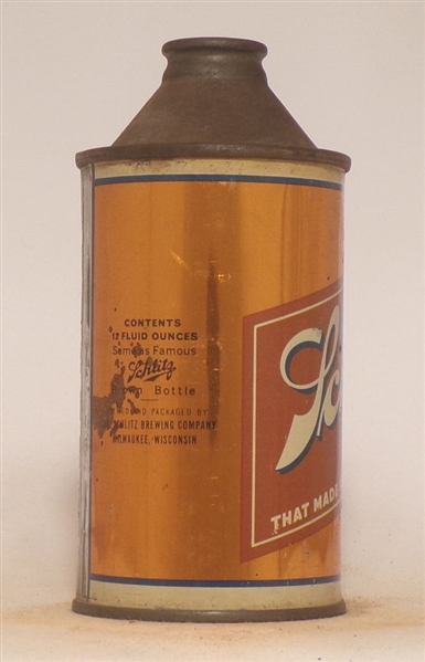 Schlitz Cone Top