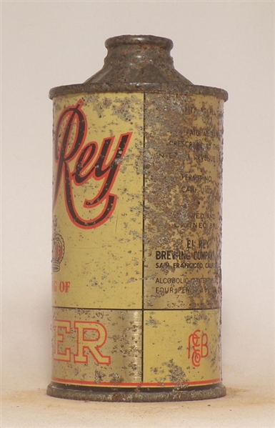 El Rey Inverted Rib Flat Bottom Cone Top