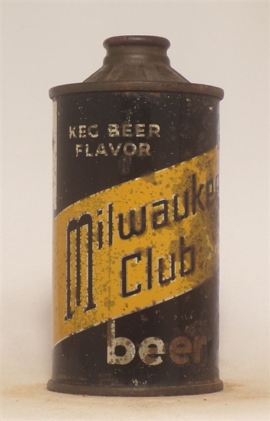 Milwaukee Club Inverted Rib Flat Bottom Cone Top