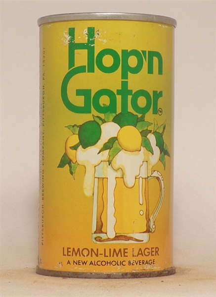 Hop n Gator Lemon Lime Lager Tab Top