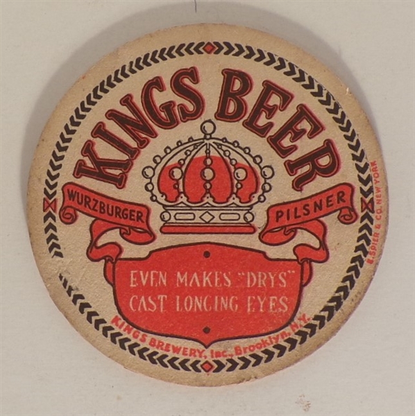 Kings Beer Coaster #2