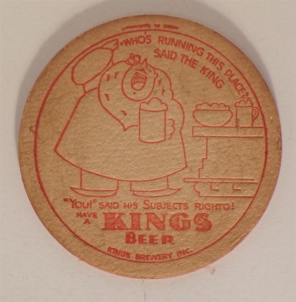 Kings Beer Coaster #3