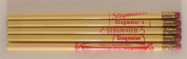 5 Brewery Pencils from Stegmaier, Wilkes-Barre, PA