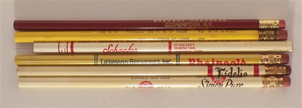 6 Pencils from New York Breweries