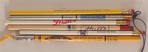 6 Assorted Brewery Pencils