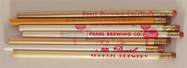 7 Brewery Pencils from Texas