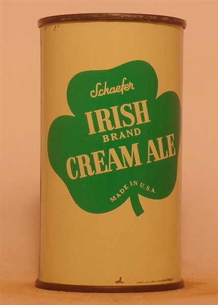 Schaefer Irish Cream Ale Flat Top