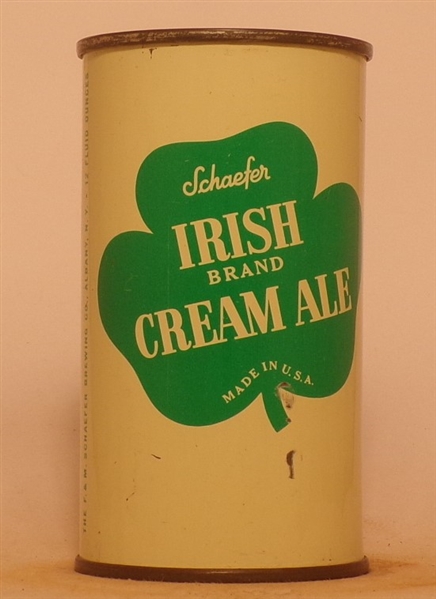 Schaefer Irish Cream Ale Flat Top