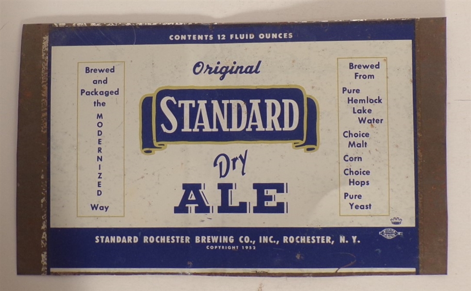 Standard Dry Ale Body Blank