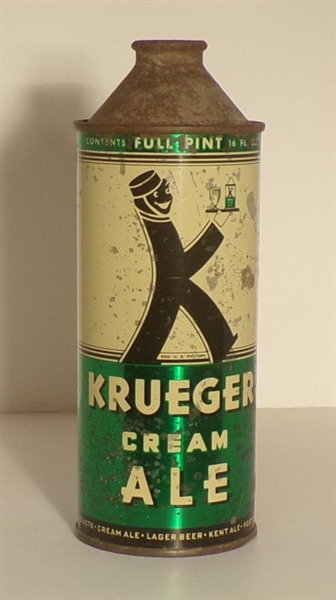 Krueger Ale 16 Ounce Cone Top