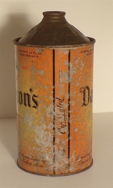 Dawson's Ale Quart Cone Top