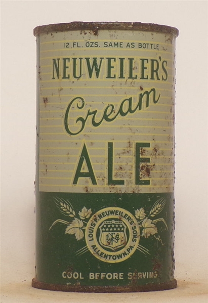 Neuweiler's Cream Ale Opening Instructional Flat Top #1