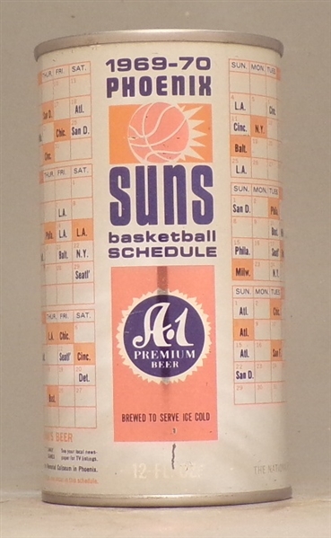 A-1 1969-70 Suns Bank Top, Phoenix, AZ