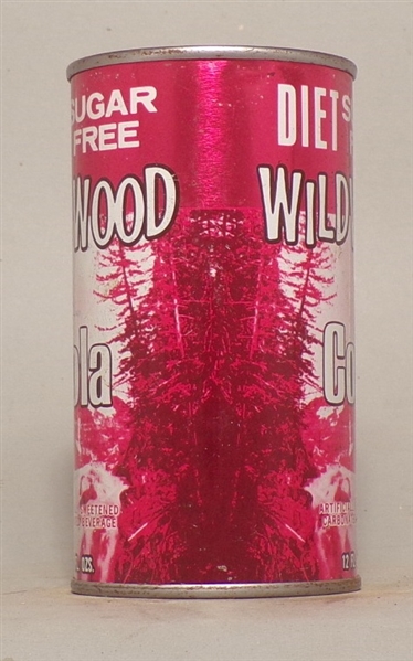 Wildwood Diet Cola Flat Top Soda Can, Chicago, IL