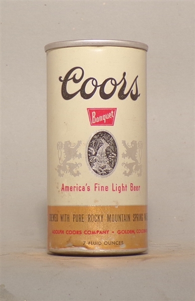 Coors 7 oz. Flat Top, Golden, CO