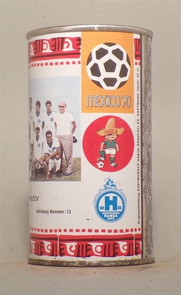 Hansa Rewe Soccer Tab Top, El Salvador Soccer team, from Germany