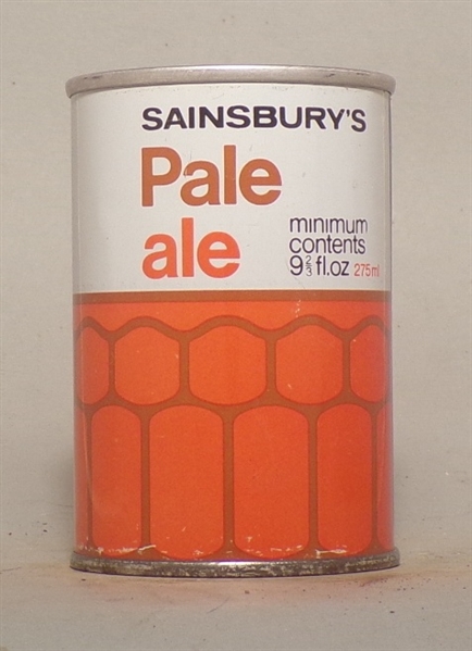 Sainsbury's Pale Ale 9 2/3 Ounce Tab Top, England