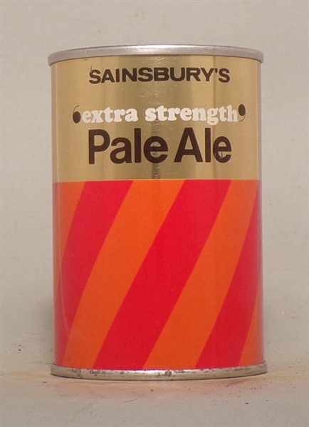 Sainsbury's Extra Strength Pale Ale 9 2/3 Ounce Tab Top, England