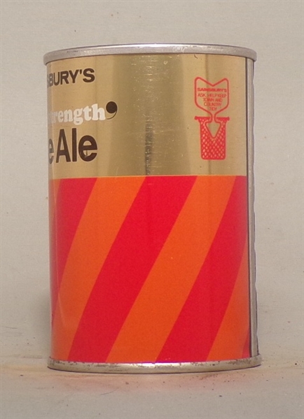 Sainsbury's Extra Strength Pale Ale 9 2/3 Ounce Tab Top, England