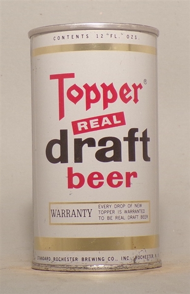 Topper Real Draft Tab Top, Rochester, NY