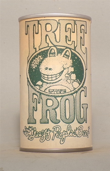Tree Frog Tab Top (The Sleezy Peoples' Beer...Made with Finest Hops)