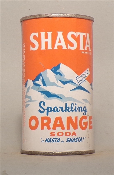 Shasta Orange Soda Flat Top #1, San Francisco and Seattle