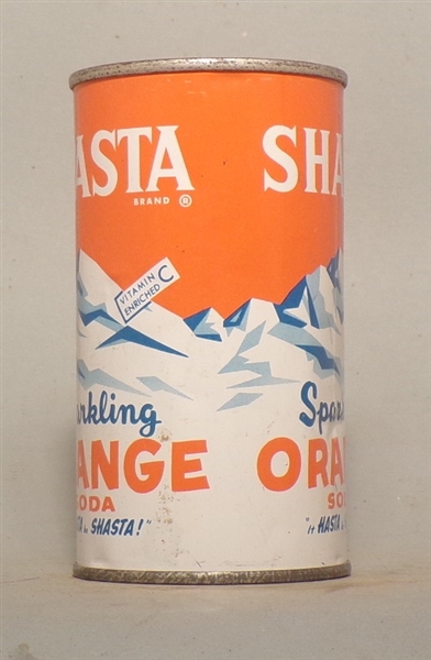 Shasta Orange Soda Flat Top #1, San Francisco and Seattle