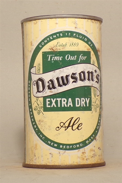Dawson's Extra Dry Ale Flat Top, New Bedford, MA