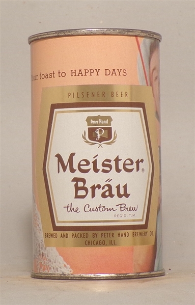 Meister Brau (The Custom Brew) Happy Days Fishing Flat Top, Chicago, IL